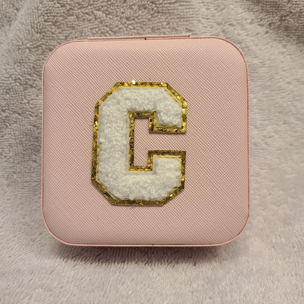Personalized Jewelry Box  Letter C